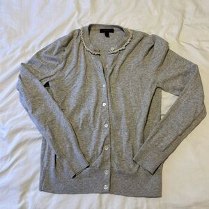 J Crew Cardigan with Bead Detailing